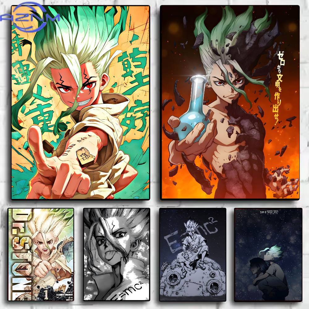 Wall Texture Spray - Classic Anime Dr Stone Poster HD