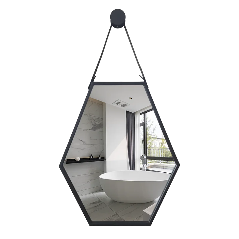 Home Improvement Com - Black Bathroom Mirror Vanity Aesthetic Modern
