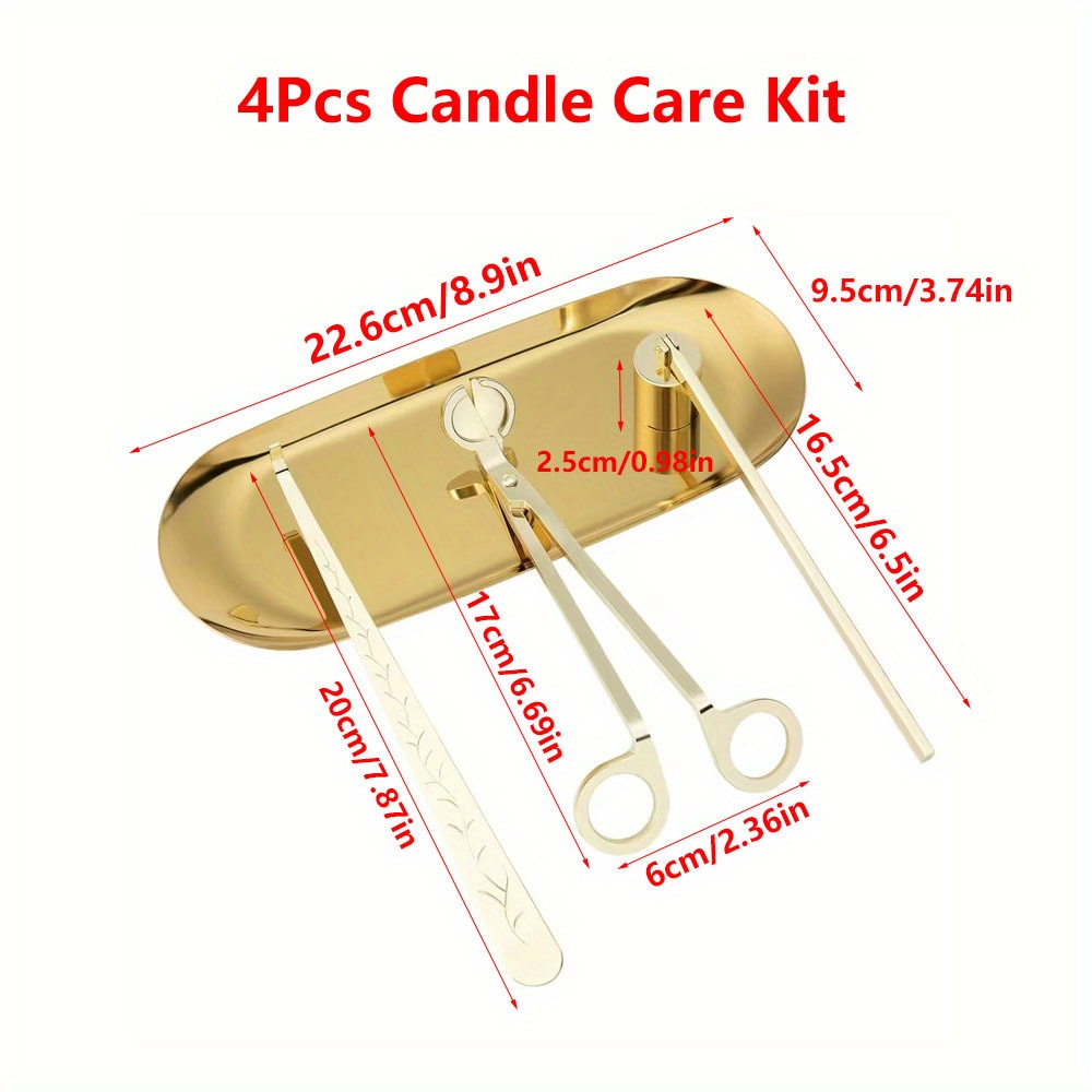 4pcs/set Luxury Candle Care Ki - đánh giá và giá Home Improvement Supplies