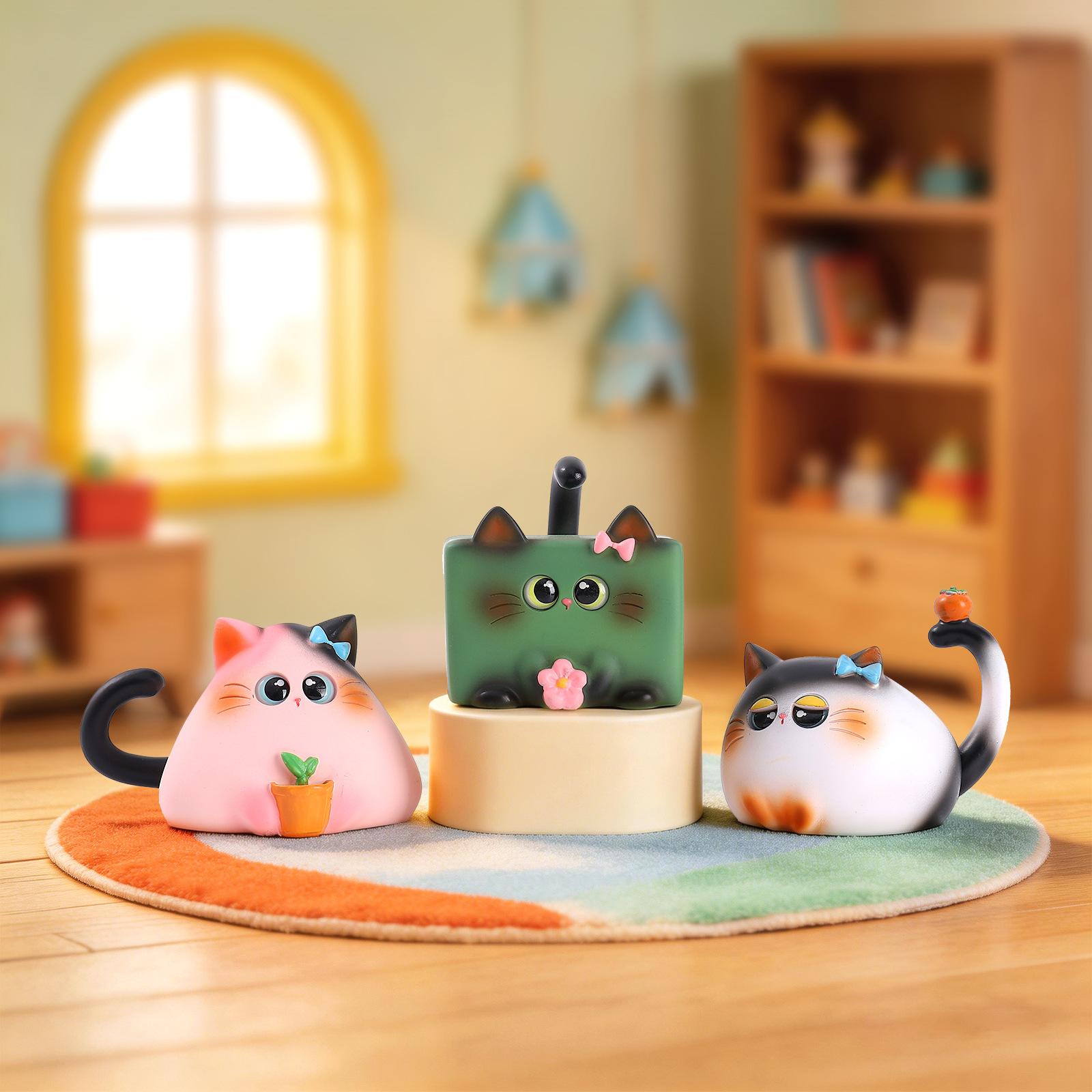 Blind Box Cat Figurine Resin C - đánh giá và giá Home Improvement And Hardware