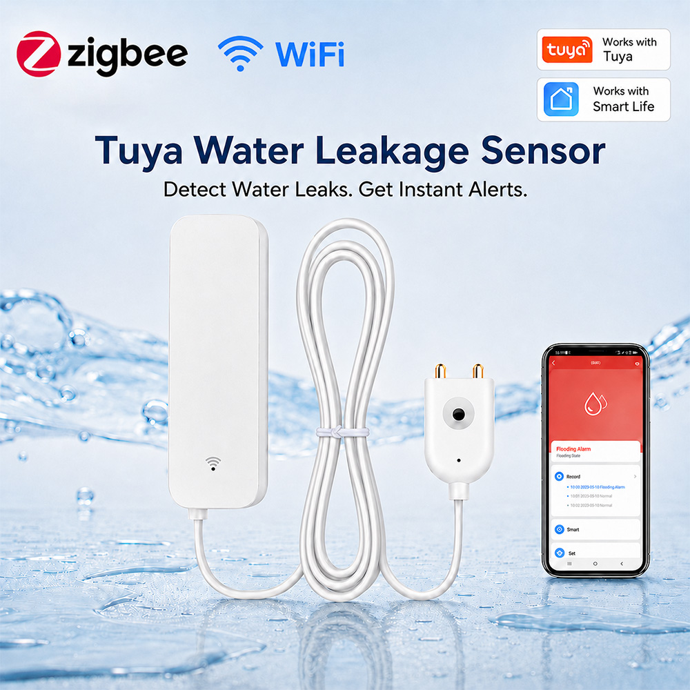 ZigBee WiFi Water Leak Sensor  - đánh giá và giá Home Improvement And Hardware