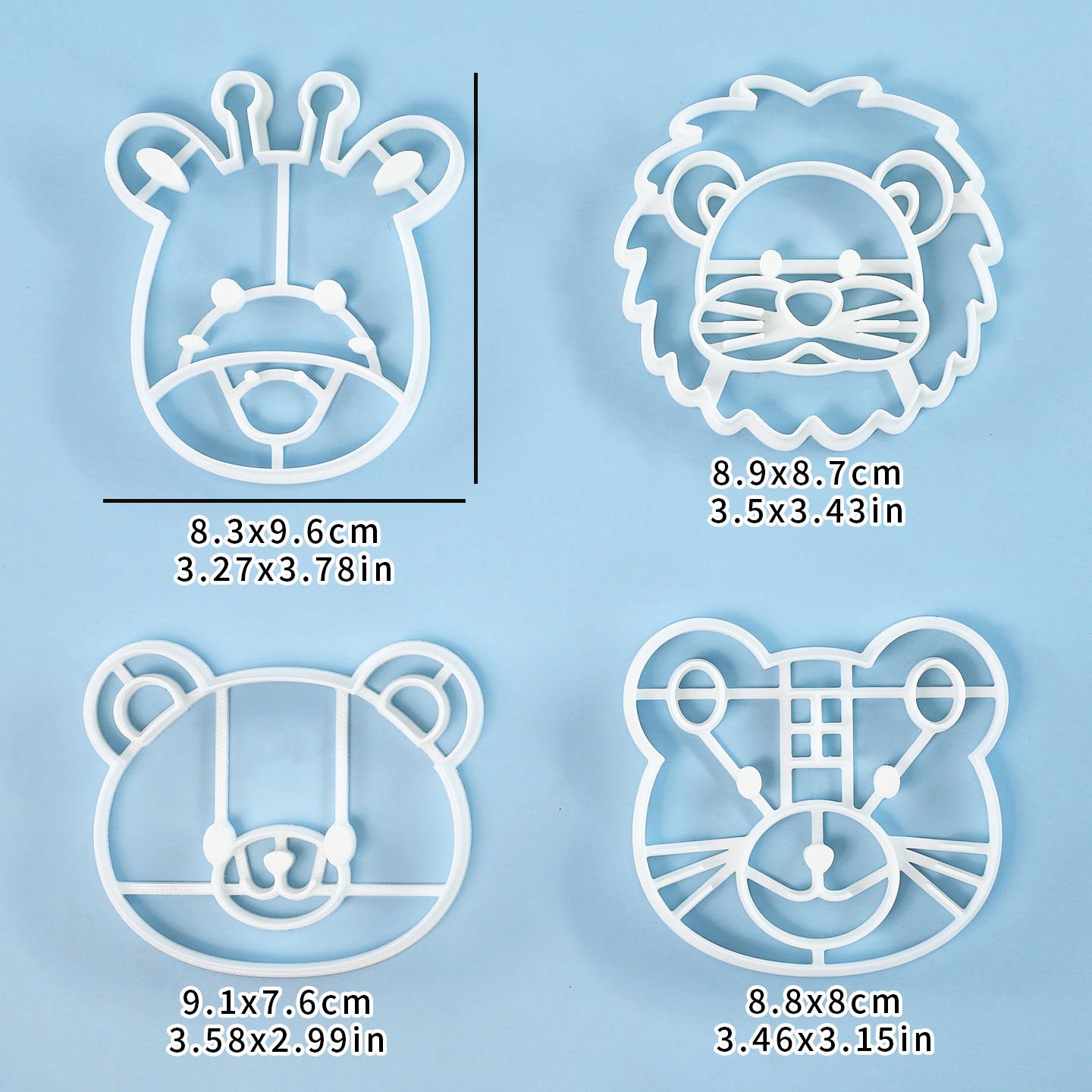4 Pcs Animal Cookie Cutters Se - đánh giá và giá Home Improvement Supplies