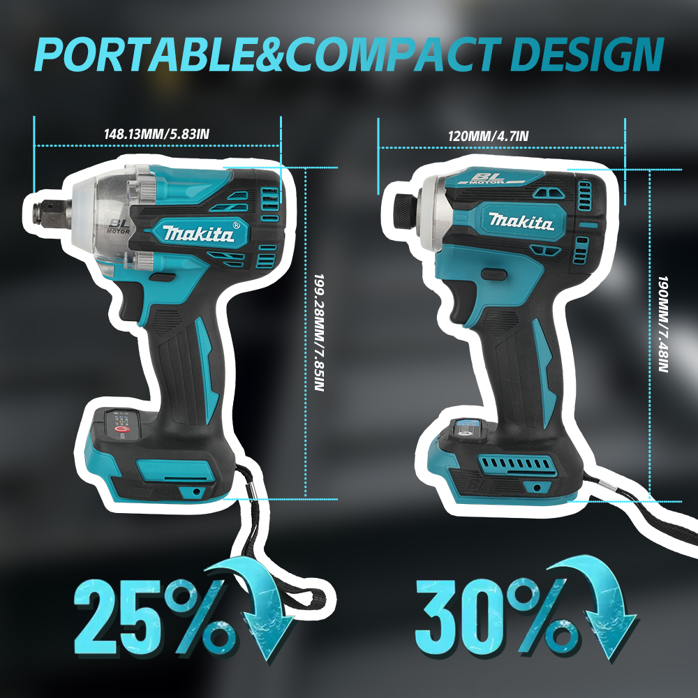 Makita  DTW300 Brushless Recha - đánh giá và giá Makita Drill Dtw300