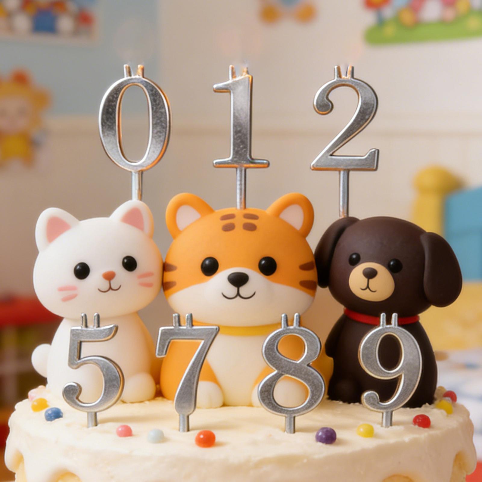 10pcs 0-9 Number Cake Toppers  - đánh giá và giá Home Improvement Supplies
